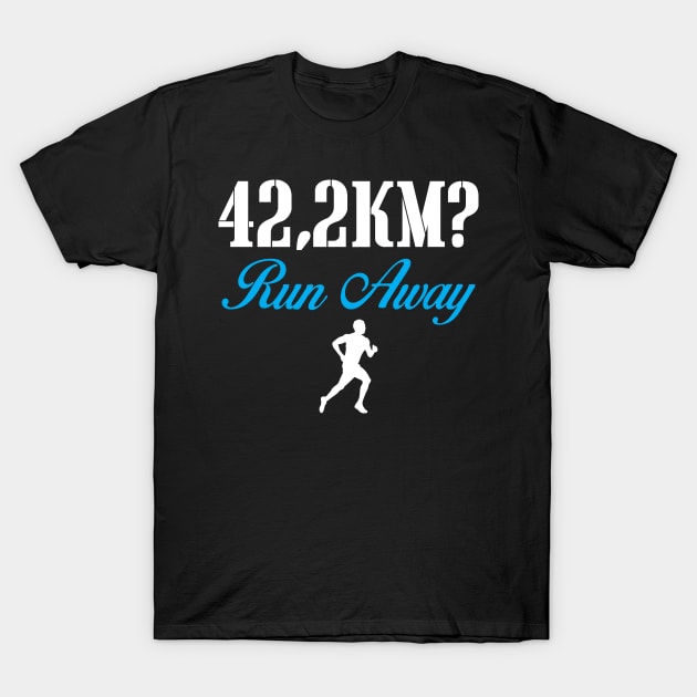 Running Quote - Marathon T-Shirt by CRE4TIX